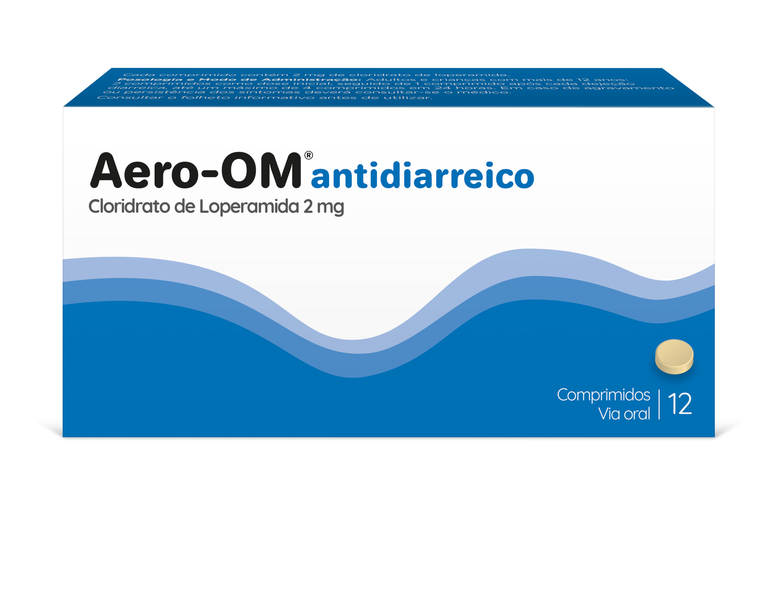 Aero-OM Antidiarreico 12 Comprimidos