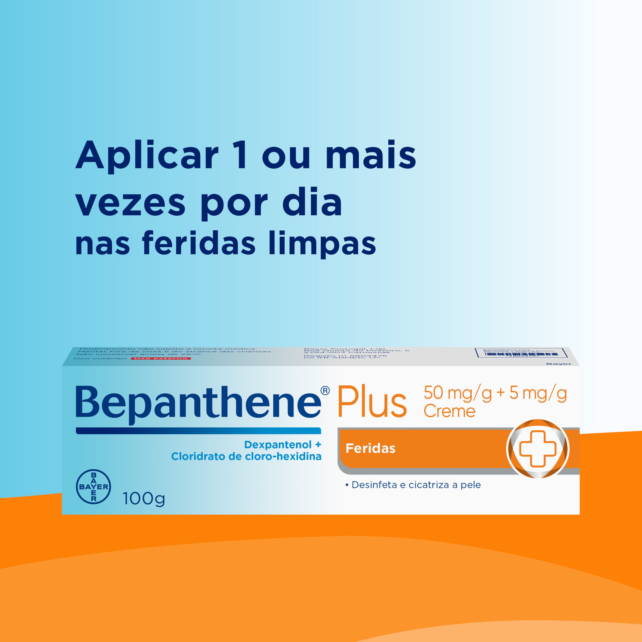 Bepanthene Plus 50+5mg/g Creme 100g