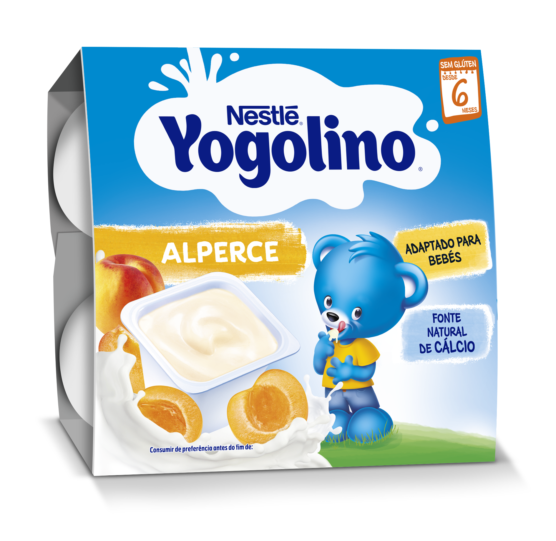 Nestle Yogolino Alperce 4X100G 6M