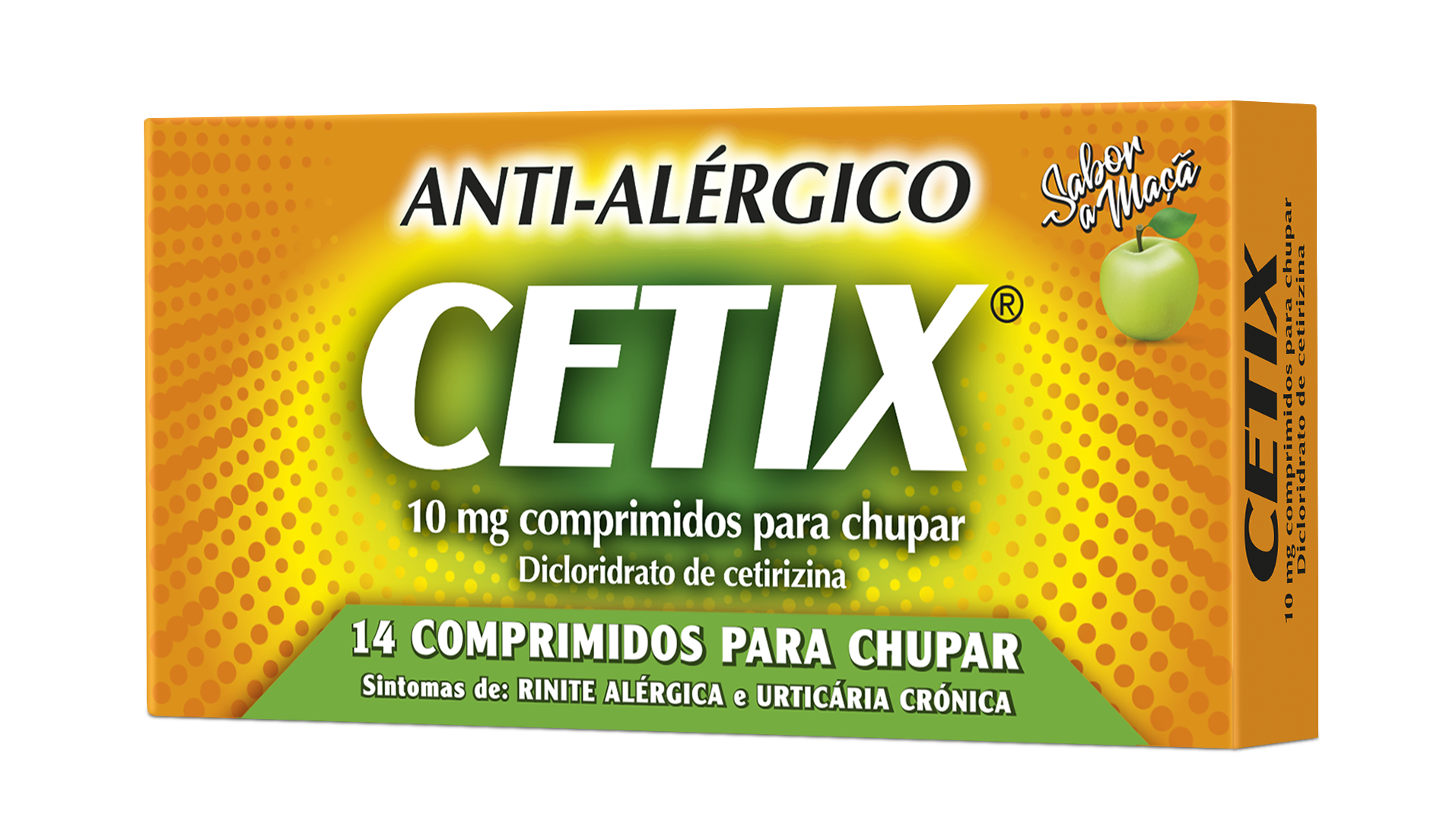 Cetix 10 mg 14 Comprimidos para Chupar