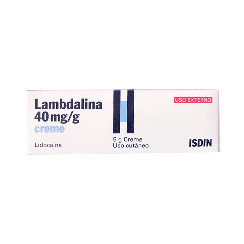 Lambdalina 40mg/g-5g Creme Bisnaga Lidocaina