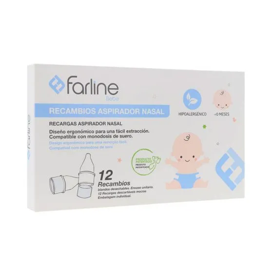 Farline Bebe Recarga Aspirador NasalX12