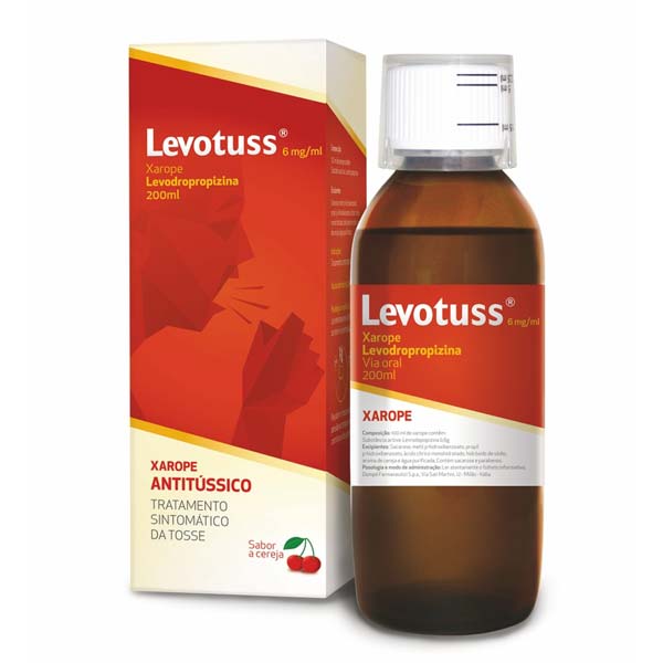 Levotuss 6 mg/mL  200 mL x 1 xarope