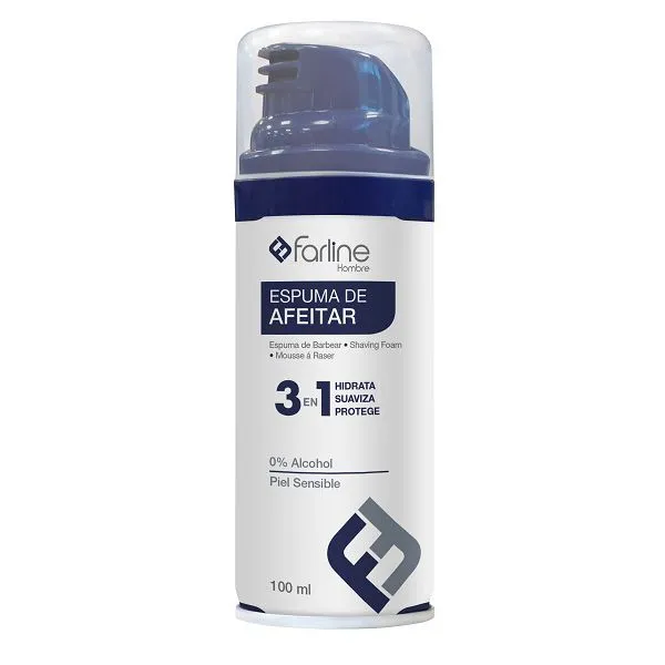 Farline Homem Espuma Barbear 3/1 100ml