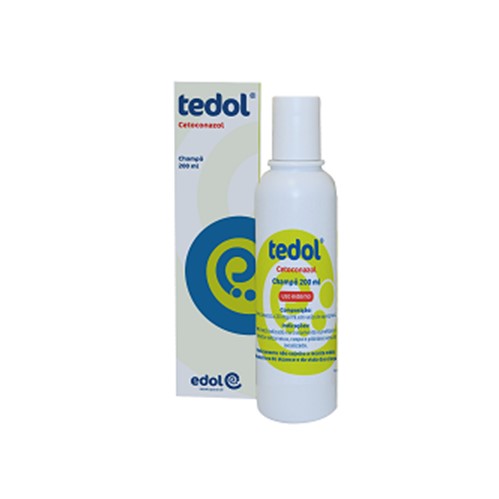 Tedol, 20 mg/g-120 mL x 1 champô frasco