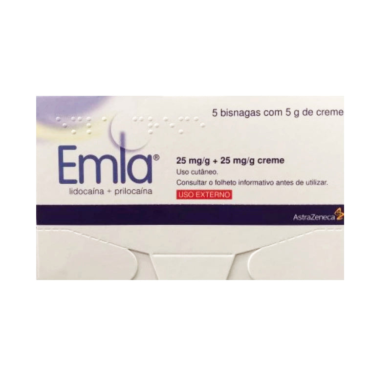 EMLA 25/25 mg/g-5 g x 5 creme bisnaga