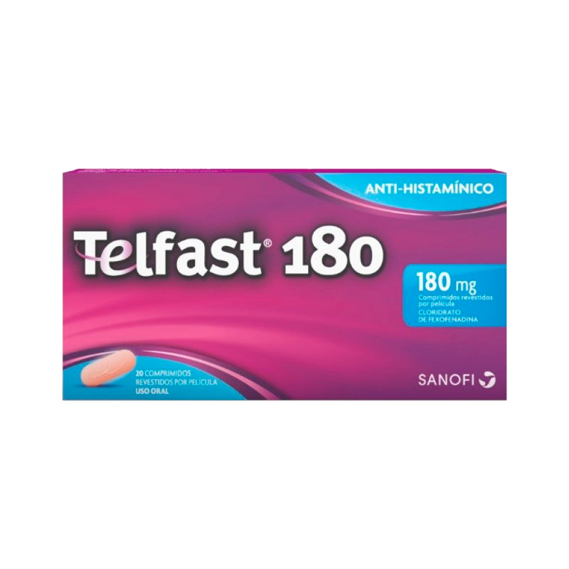 Telfast 180mg 20 Comprimidos 1 Telfast 180mg 20 Comprimidos