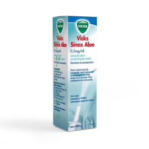 Vicks Sinex Aloé 0,5 mg/ml Frasco 15 ml Sol pulv nasal