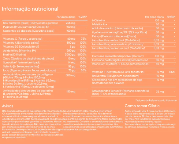 Olistic Women 25 mL x 28 Ampolas | Suplemento Capilar Feminino - Image 3