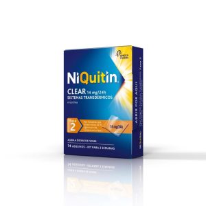 NiQuitin Clear, 14 mg/24 h x 14 Sistema Transdérmico