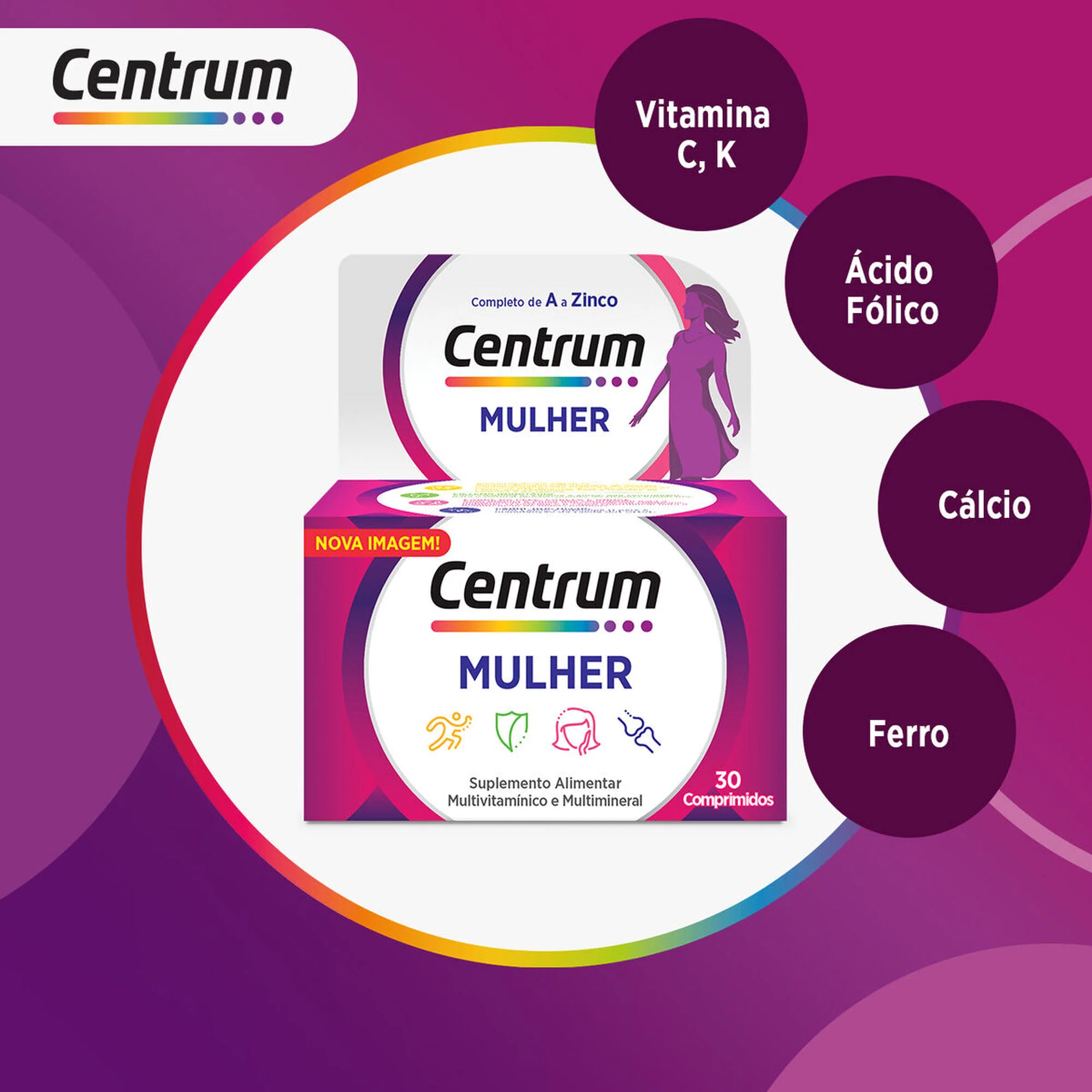 Centrum Mulher 30 Comprimidos - Image 2