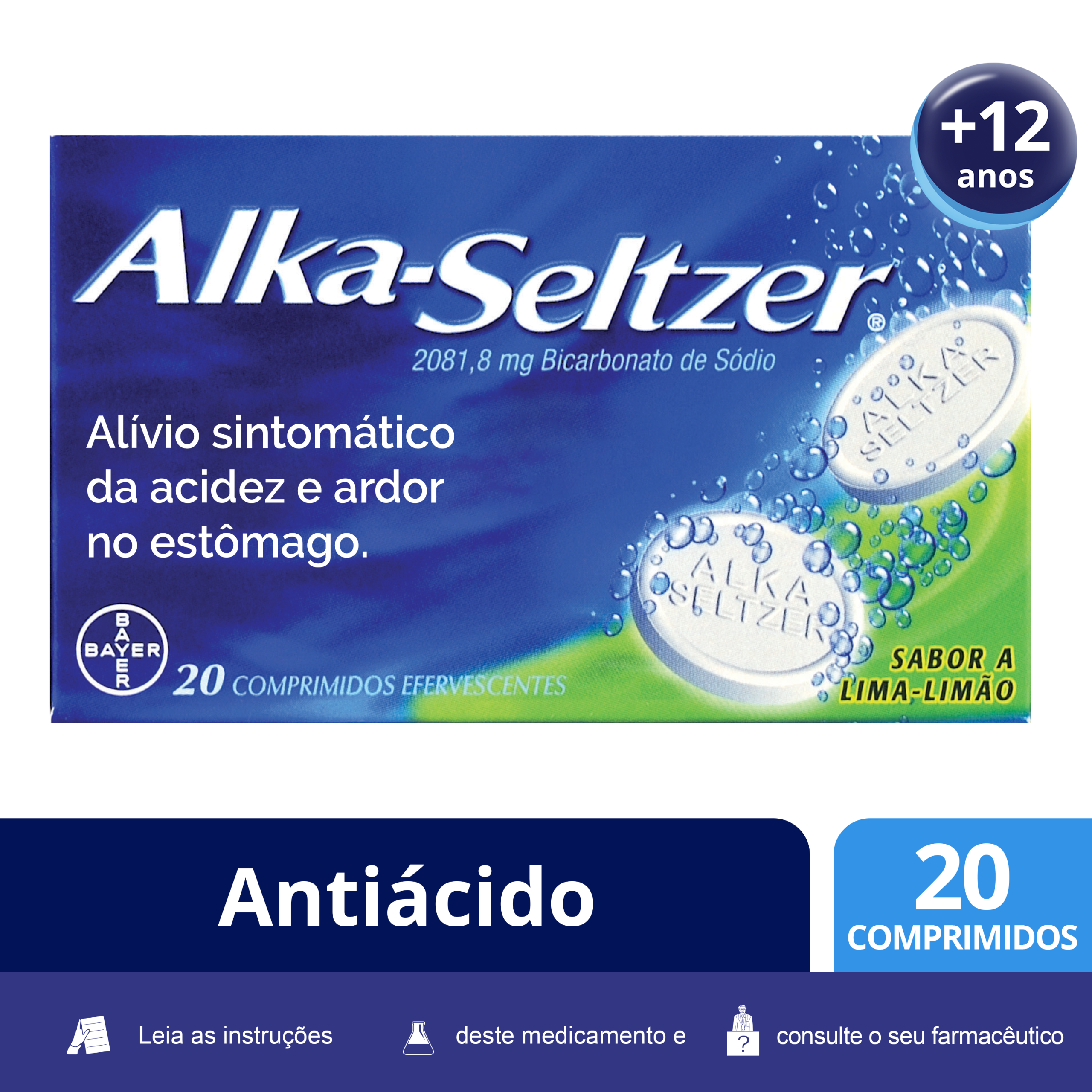 Alka-Seltzer  20 Comprimidos Efervescentes - Image 2