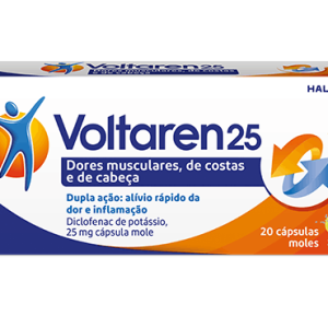 Voltaren 25mg 20 Cápsulas Moles