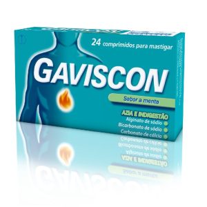 Gaviscon 250/133,5/80 mg x 24 comp mast