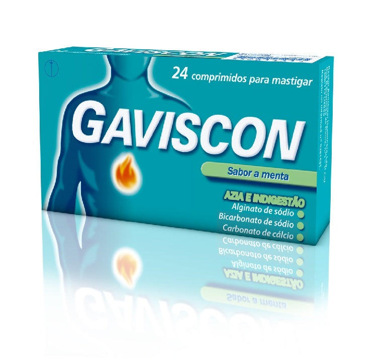 Gaviscon 250/133,5/80 mg x 24 comp mast
