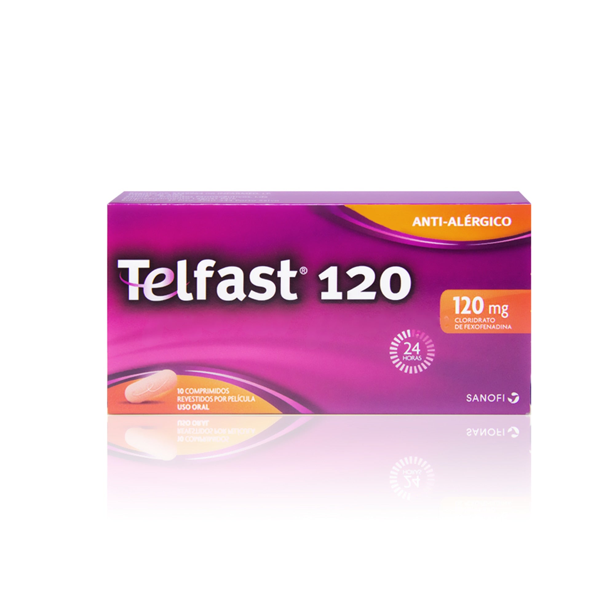 Telfast 120, 120 mg 10 Comprimidos Revestidos