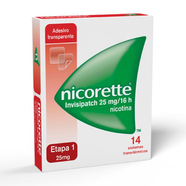 Nicorette Invisipatch, 25 mg/16 h x 14 sist transder