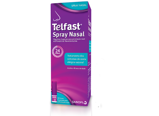 Telfast Spray Nasal (120 doses), 55 mcg/dose x 1 susp pulv nasal