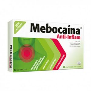 Mebocaína Anti-Inflam, 1,2/3 mg x 20 comp chupar