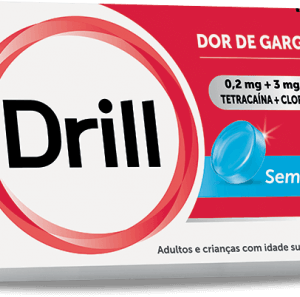 Drill sem açúcar, 0,2/3mg 24 Pastilhas