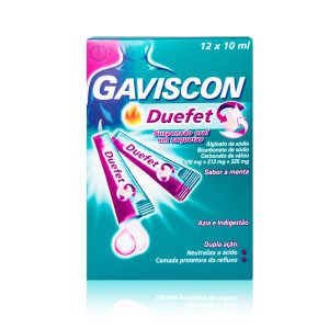 Gaviscon Duefet 500/213/325 mg x 12 susp oral saq