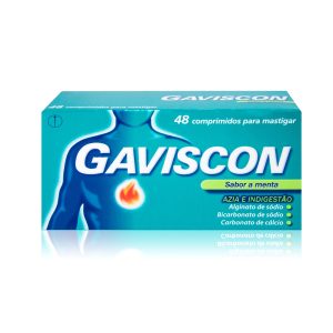 Gaviscon 250/133,5/80 mg x 48 Comprimidos para Mastigar