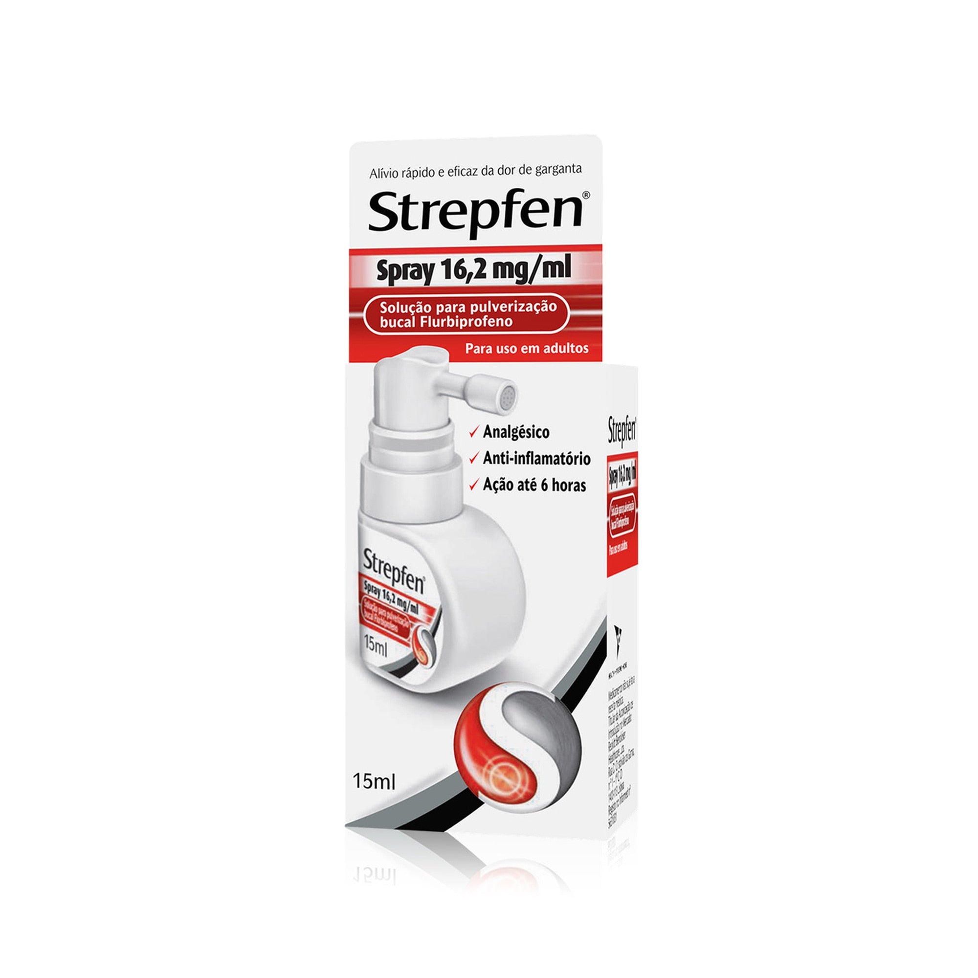 Strepfen Spray 16,2mg/ml 15ml Spray Bucal