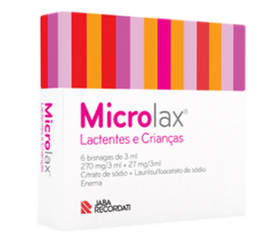 Microlax, 270/27 mg/3 mL x 6 enema solução tubo