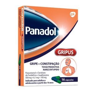Panadol Gripus 500/6,1/100mg 16 Cápsulas