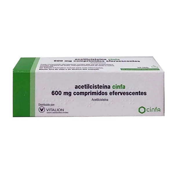 Acetilcisteína Vitória 600 mg