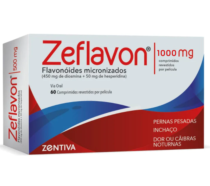 Zeflavon 1000mg Blister 60 Unidades Comprimidos Revestidos