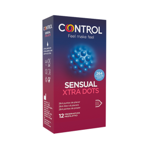 Control 12 Preservativos Sensual Xtra Dots