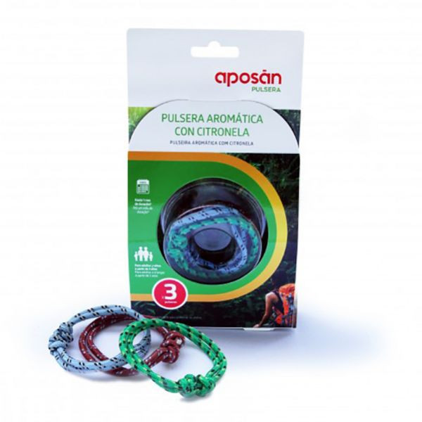 Aposan Pulseira Citronela Marinho Turquesa