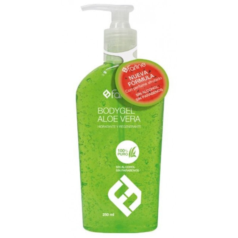 Farline Gel Hidratante Aloé Vera 250ml 1 Farline Gel Hidratante Aloé Vera 250ml