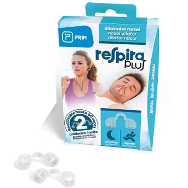 Respira Plus Dilatador Nasal Reutilizável X2