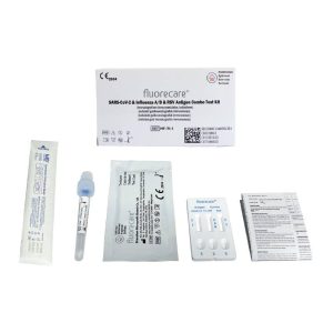 Fluorecare Kit De Teste Combinado SARS-CoV-2, Gripe A E RSV