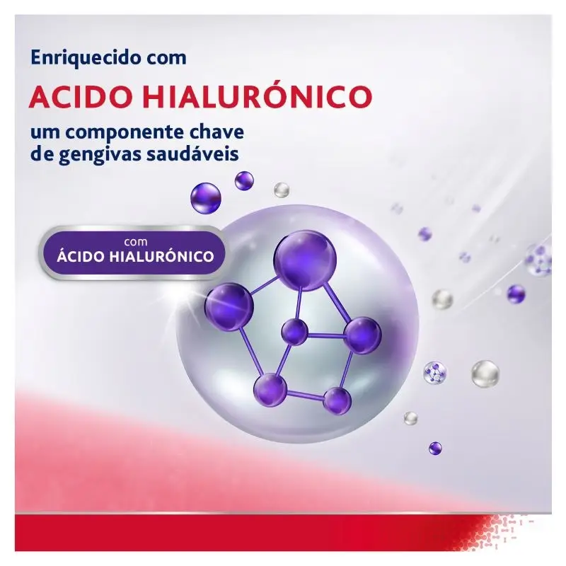 Parodontax FORTALECE & PROTEGE as GENGIVAS Pasta dentífrica com ácido hialurónico - Image 2