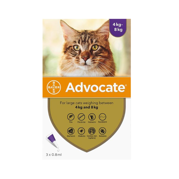 Advocate Sol Uncao Pipeta X3 Gato