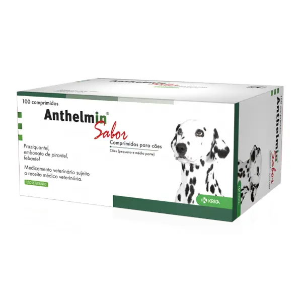 Anthelmin Sab Comp 150/144/50Mg X100Cão