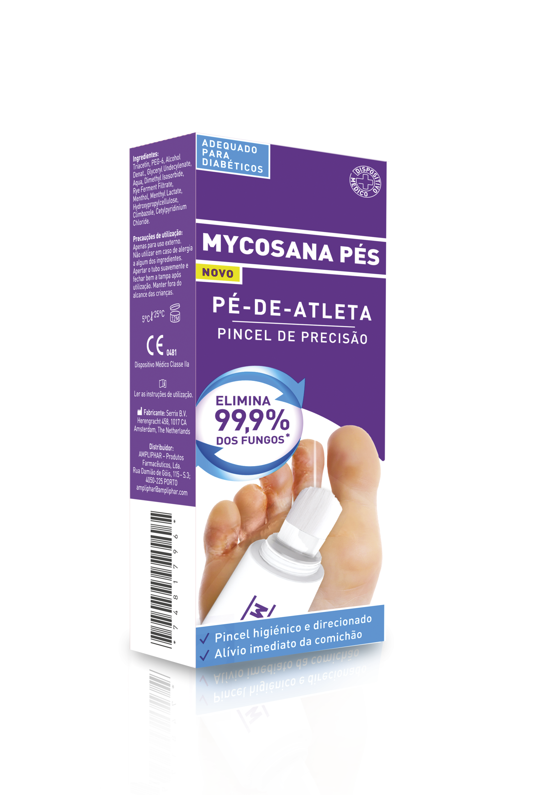 Mycosana Pé-de-Atleta 15ml + Pincel