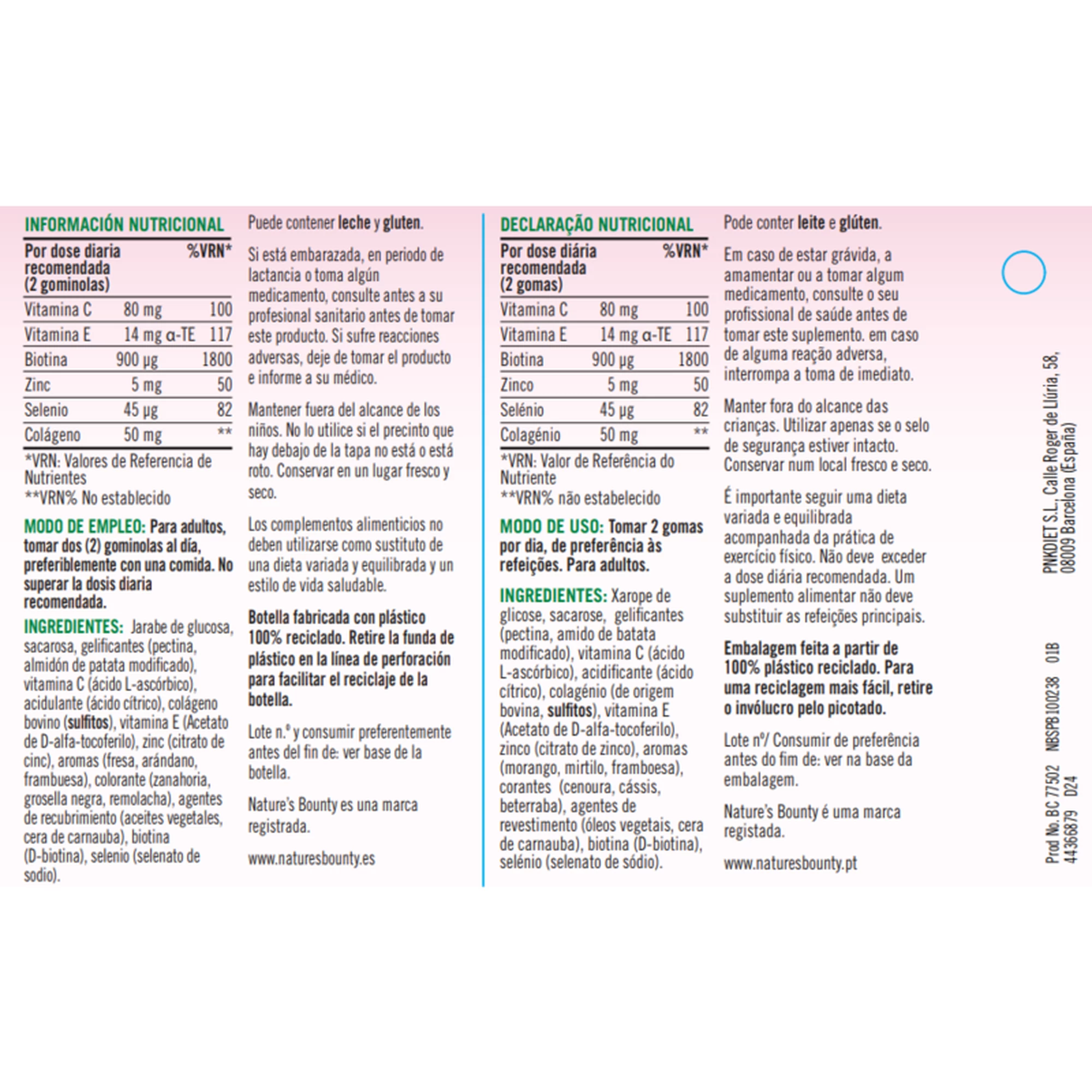 Nature's Bounty Cabelo Pele e Unhas - Image 3