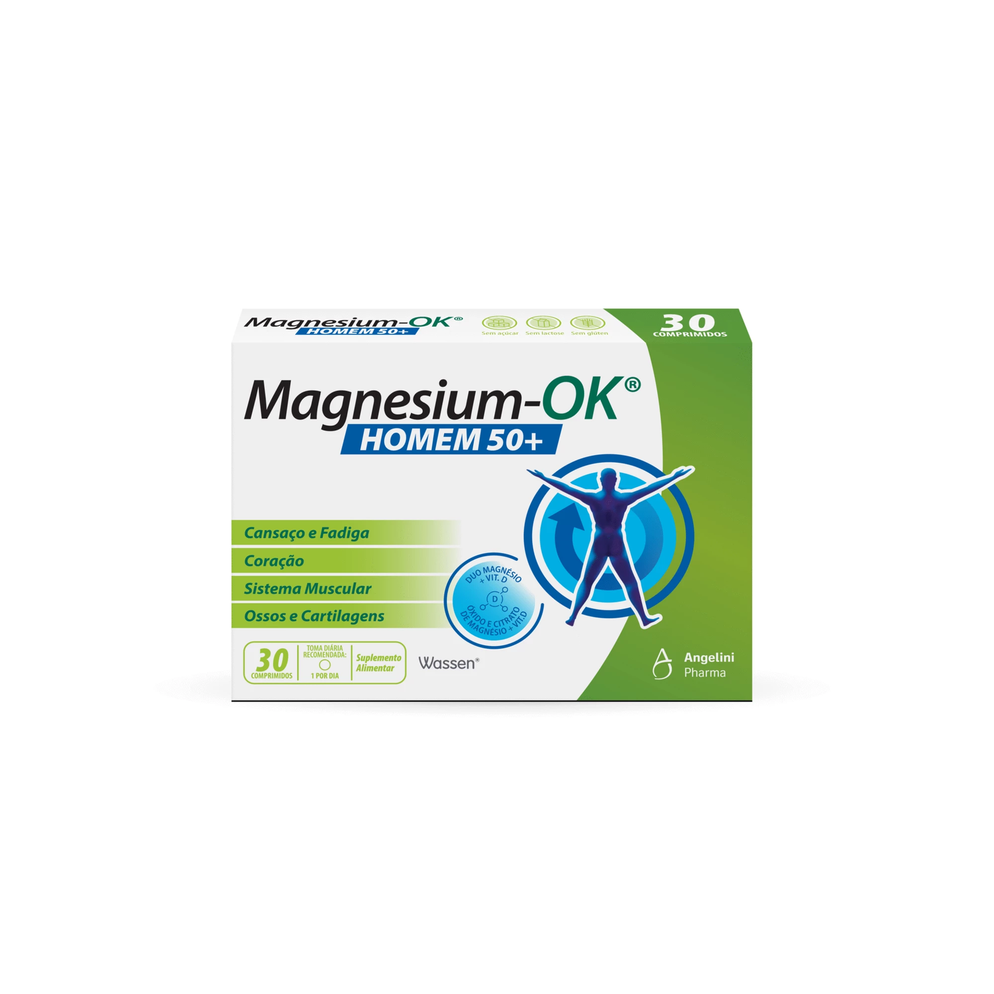 Magnesium-Ok Homem 50+ 30 Comprimidos