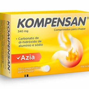 Kompensan 340 mg 60 Comprimidos Mastigáveis