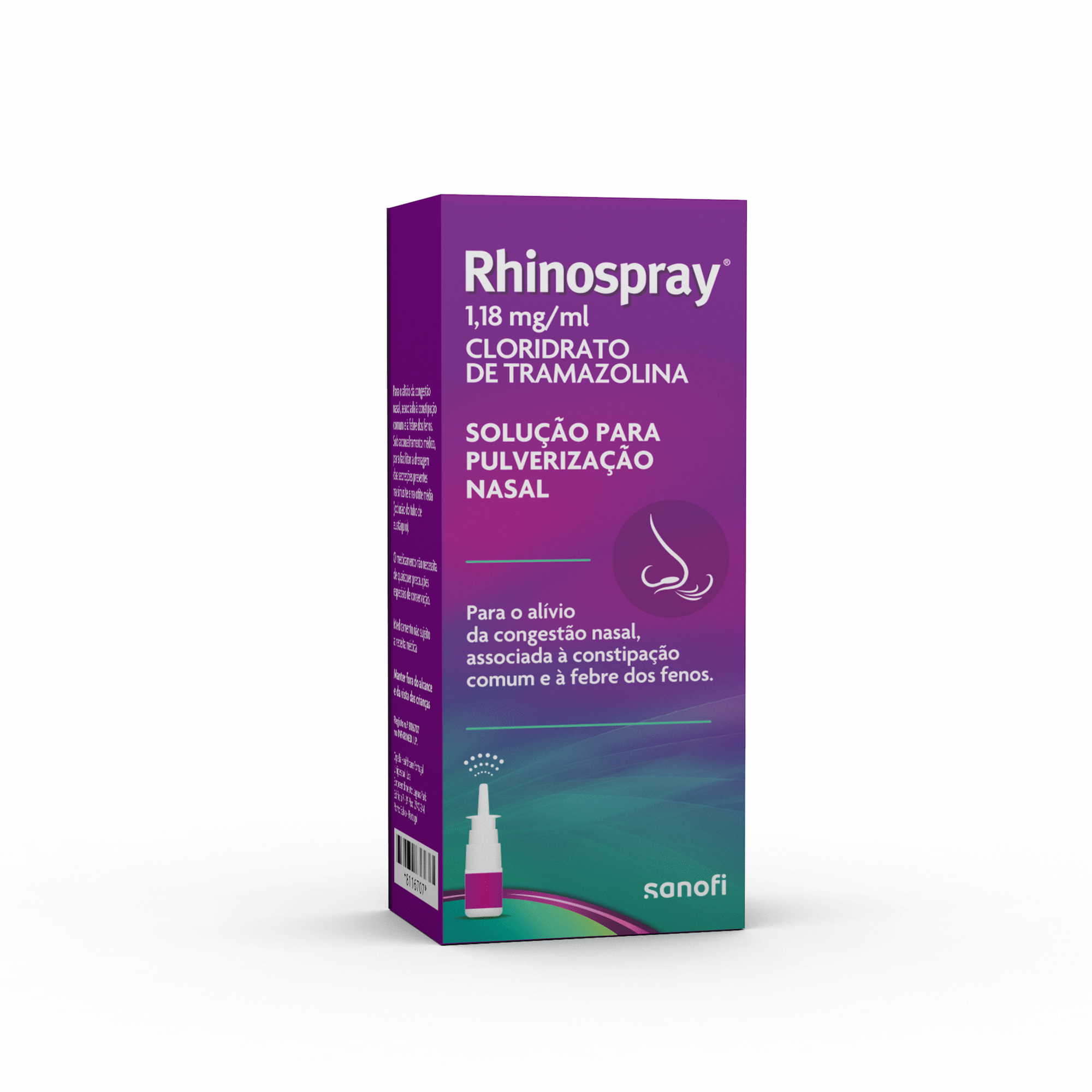 Rhinospray 1,18mg/ml 10ml Spray Nasal