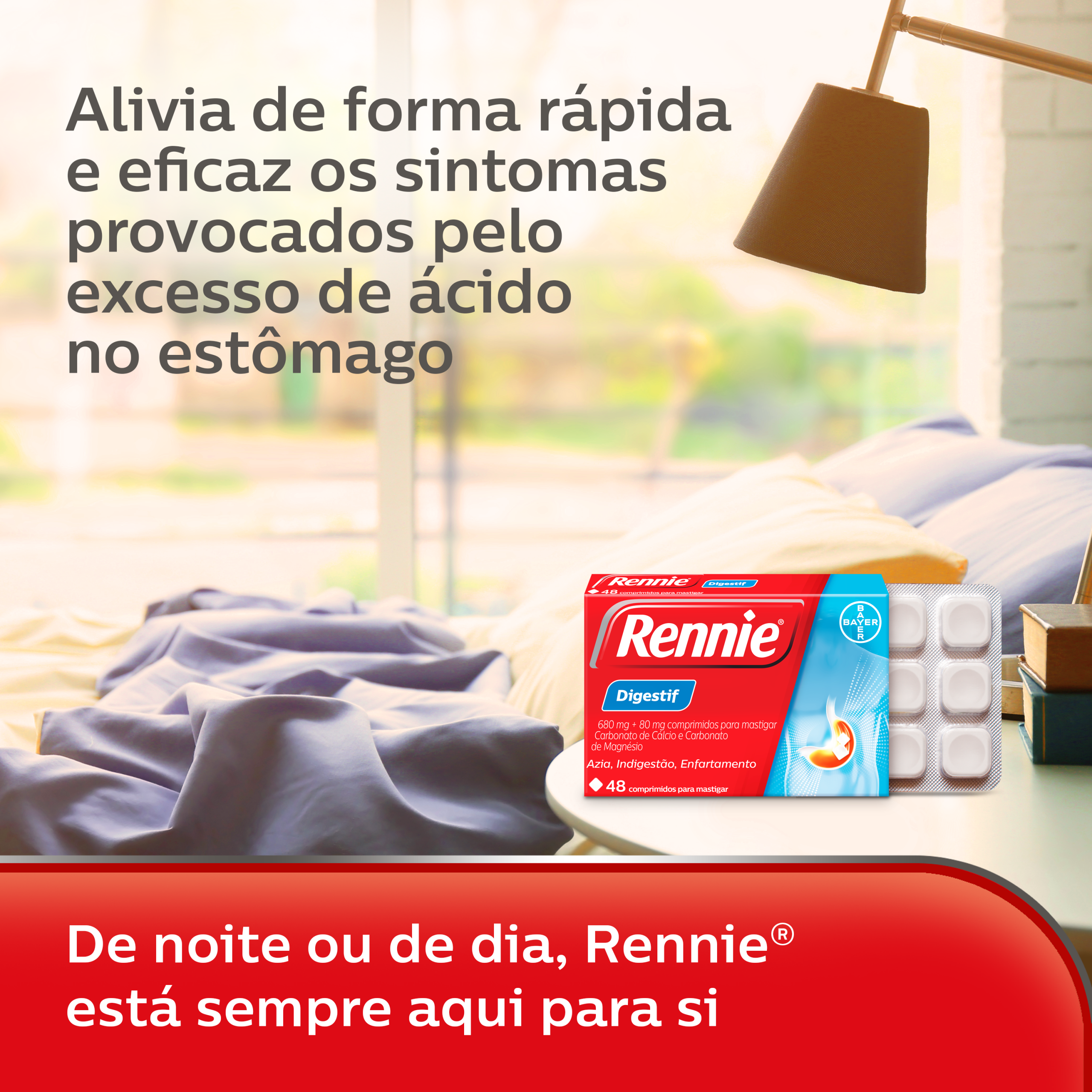 Rennie Digestif 680/80 mg x 48 Comprimidos Mastigáveis - Image 2