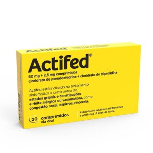 Actifed 60/2,5mg 20 Comprimidos
