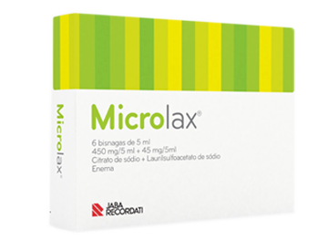 Microlax, 450/45 mg/5 mL x 6 enema sol tubo