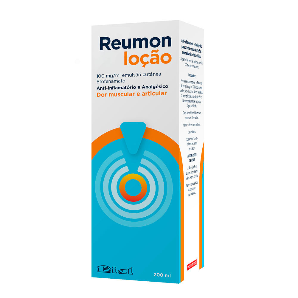 Reumon Loção, 100 mg/mL-200mL x 1 emul cut