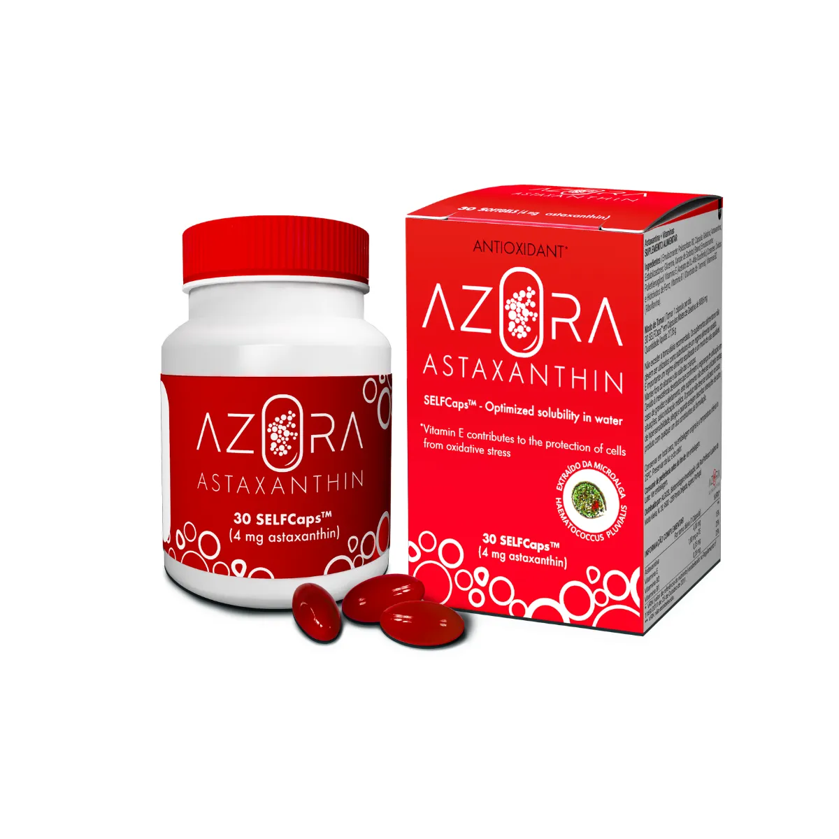 Azora Astaxantina 30 Cápsulas Softgel 1 Azora Astaxantina 30 Cápsulas Softgel