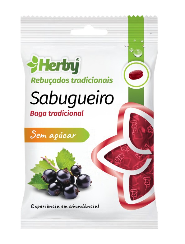 Herby Rebuçados Sem Açúcar Sabugueiro 60g